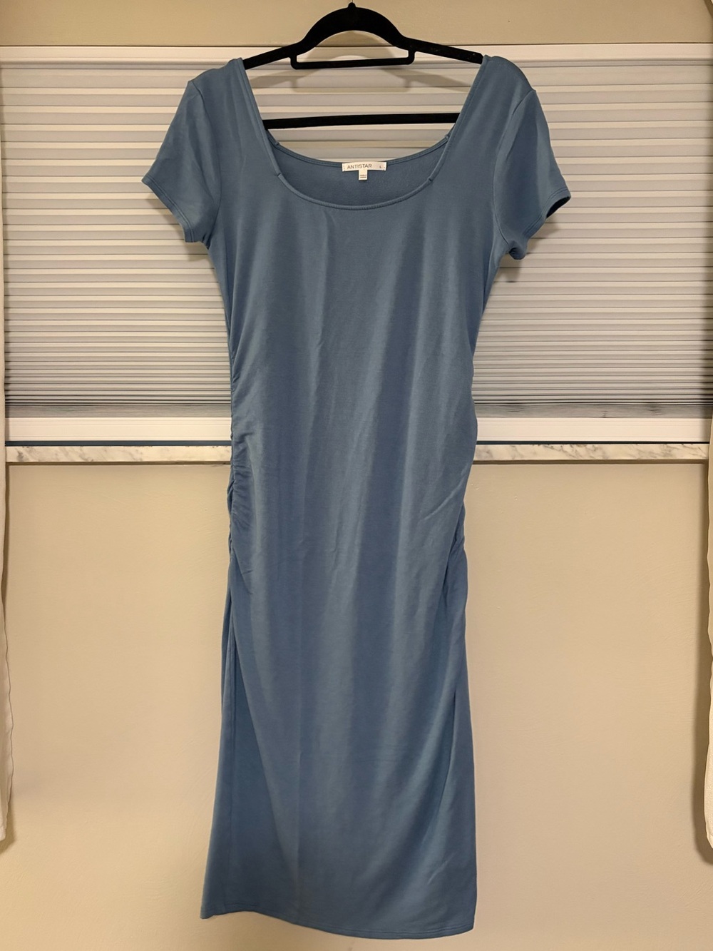 Short Sleeve Bodycon Midi Dress